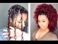 Finger Coils on Natural Fine Hair/Jane Carter Solution Products