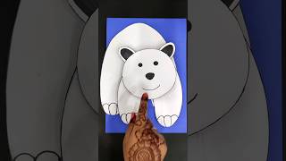 पोलर बेयर पेपर क्राफ्ट । polarbear papercraft shorts easy