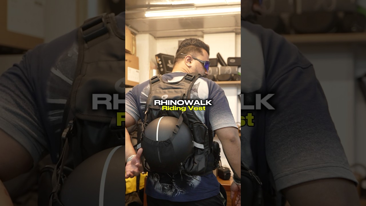 Этот мотоциклетный жилет меняет каждую поездку на мотоцикле | Мотоциклетный жилет Rhinowalk