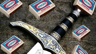 КАК СДЕЛАТЬ МЕЧ ИЗ СПИЧЕЧНЫХ КОРОБКОВ КАК СДЕЛАТЬ МЕЧ ИЗ СПИЧЕЧНЫХ КОРОБКОВ