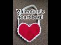 Valentine's heart bag! ❤️ #crochet #art #fashion #foryou #diy #valentinesday