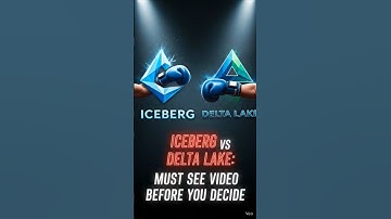 ICEBERG vs DELTA LAKE 🥊 MUST SEE ViDEO BEFORE YOU DECIDE 📝 #shorts