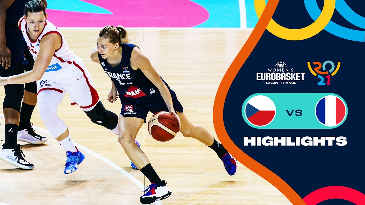 Czech Republic France Highlights FIBA Women's EuroBasket 2021