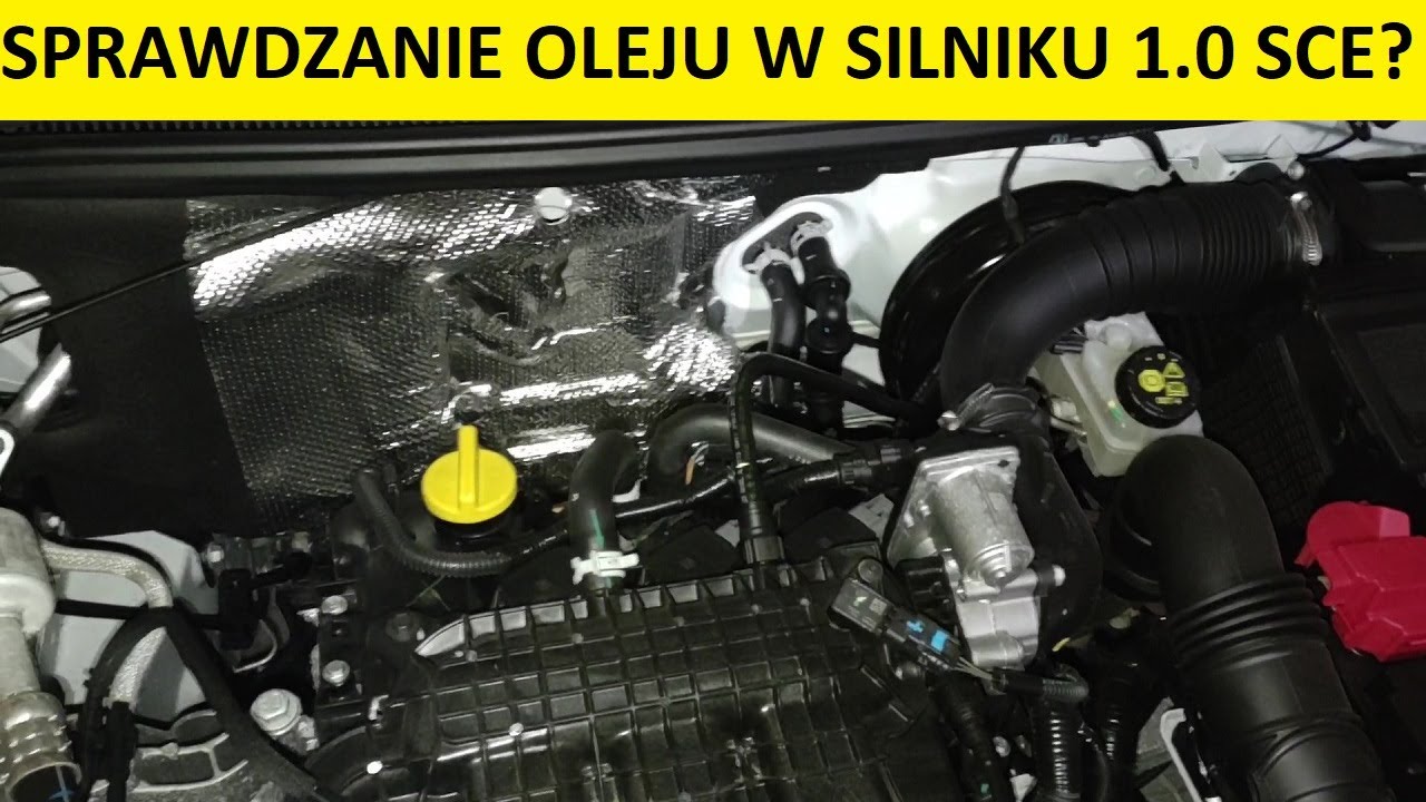 Sprawdzanie poziomu oleju w silniku 1.0 SCe Renault/Dacia