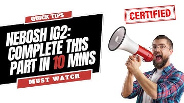 Nebosh IG2 Risk Assessment Report Part 4