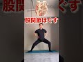 腰痛の人向け股関節ストレッチ#箕面 #股関節 #shorts
