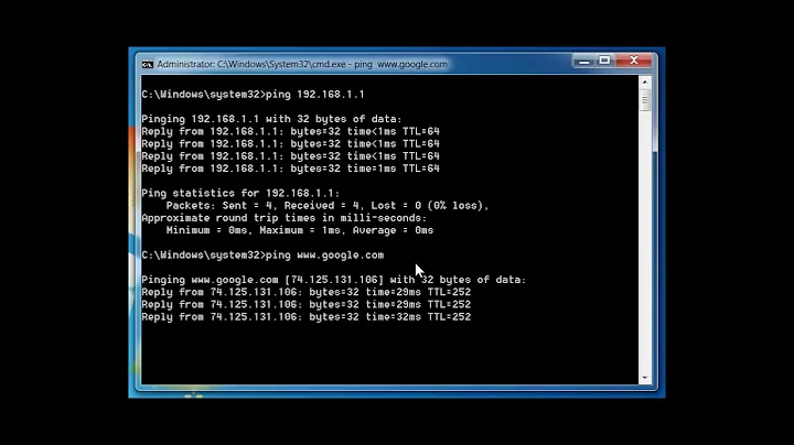 Network Troubleshooting using PING, TRACERT, IPCONFIG, NSLOOKUP COMMANDS