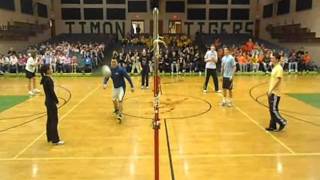 Spirit Week - Faculty vs. Student Volleyball.wmv