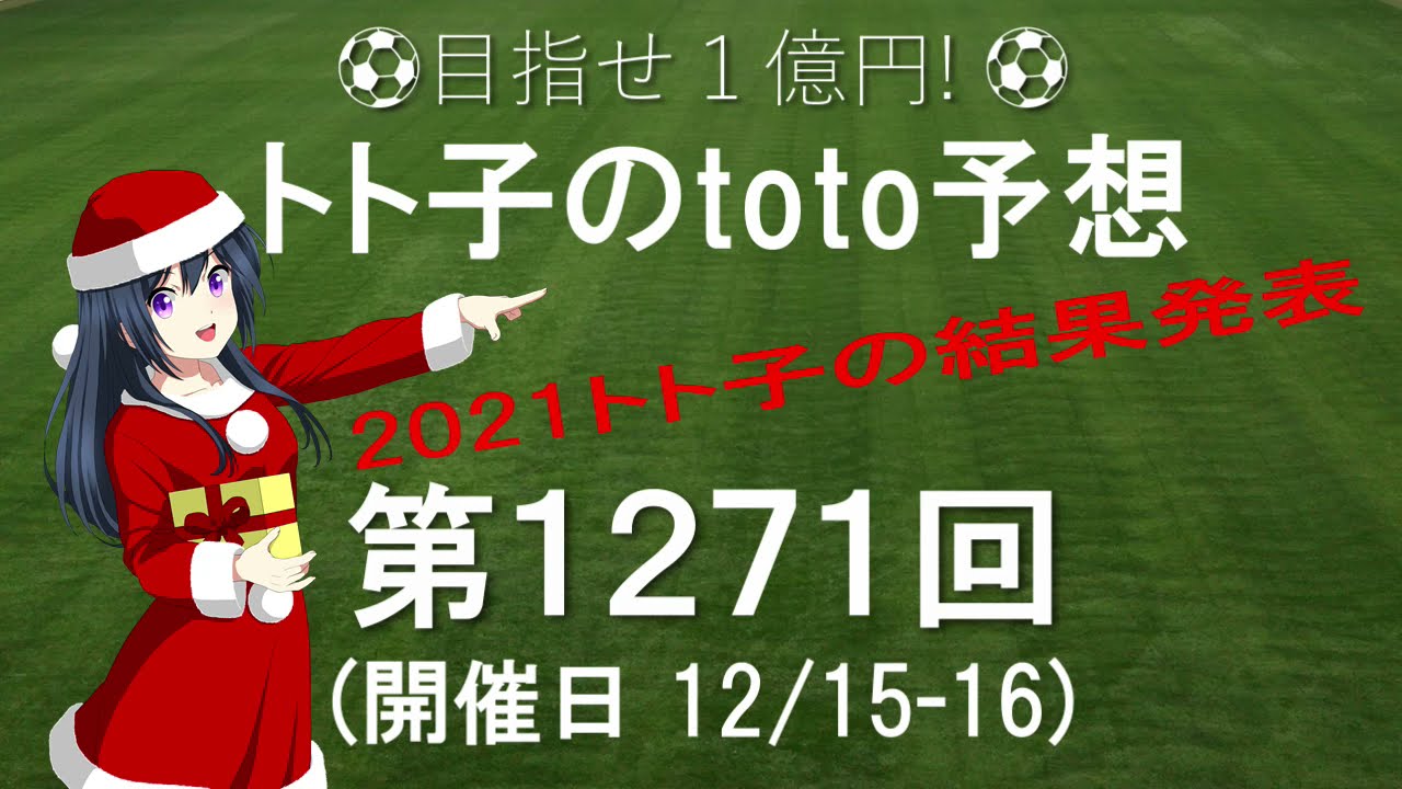 第1271回 Toto 予想 Jリーグ サッカーくじ トト子のtoto予想 ギャンブルムービーまとめ