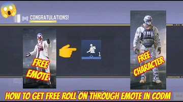 how to get free roll on through emote in Cod mobile / season 3 redeem code leak / codm free emote