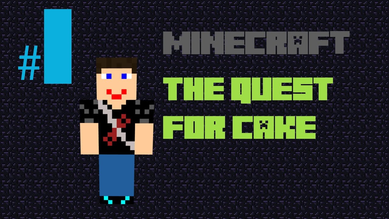 MINECRAFT - THE QUEST FOR CAKE PT.1 - PARKOUR JUMPS AND SPRINTING FAILS