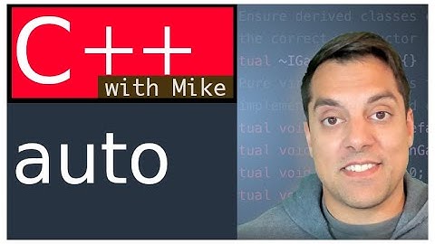 auto in Modern C++ | Modern Cpp Series Ep. 88