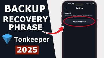 How to Backup your Tonkeeper Wallet Recovery Phrase 2025