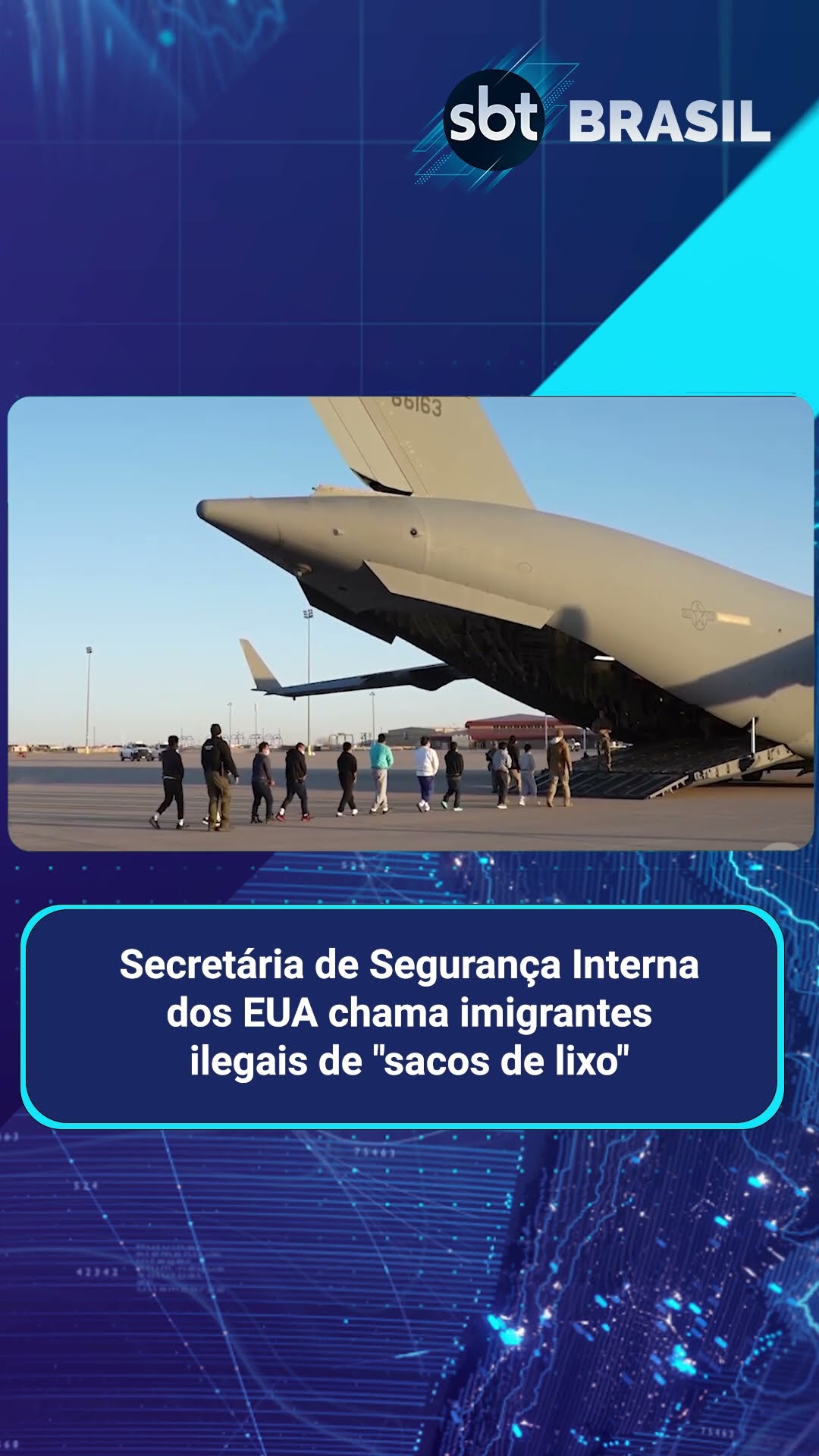 Trump revoga proteção para venezuelanos; “Sacos de lixo”, diz secretária | SBT Brasil (29/01/25)