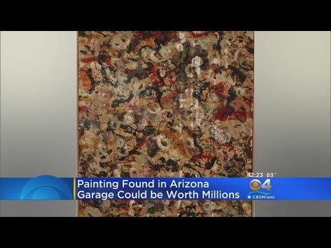 Videó: A festmény megtalálható az Arizona Garázsban lehet egy 10 millió dolláros Jackson Pollock