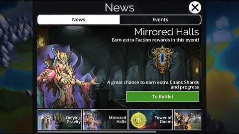 Gems of War | Mirrored Halls Tuesday Faction Assault Event (no purchases)