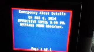 EAS - Tornado Warning 09/06/2014