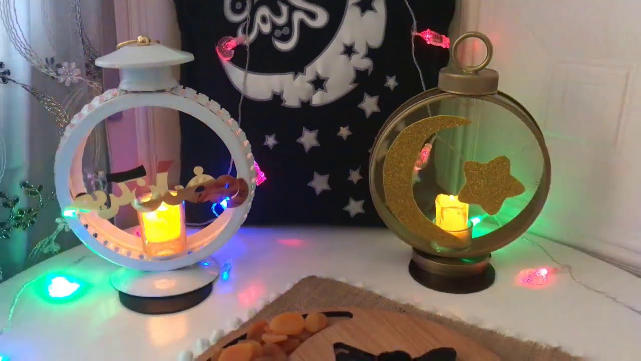 فانوس رمضان  🌙✨ طريقة عمل الفانوس الترند ب10 ج بس 🌙✨ زينة رمضان للبيت