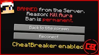 I got BANNED in UHC w/ CheatBreaker (not clickbait)