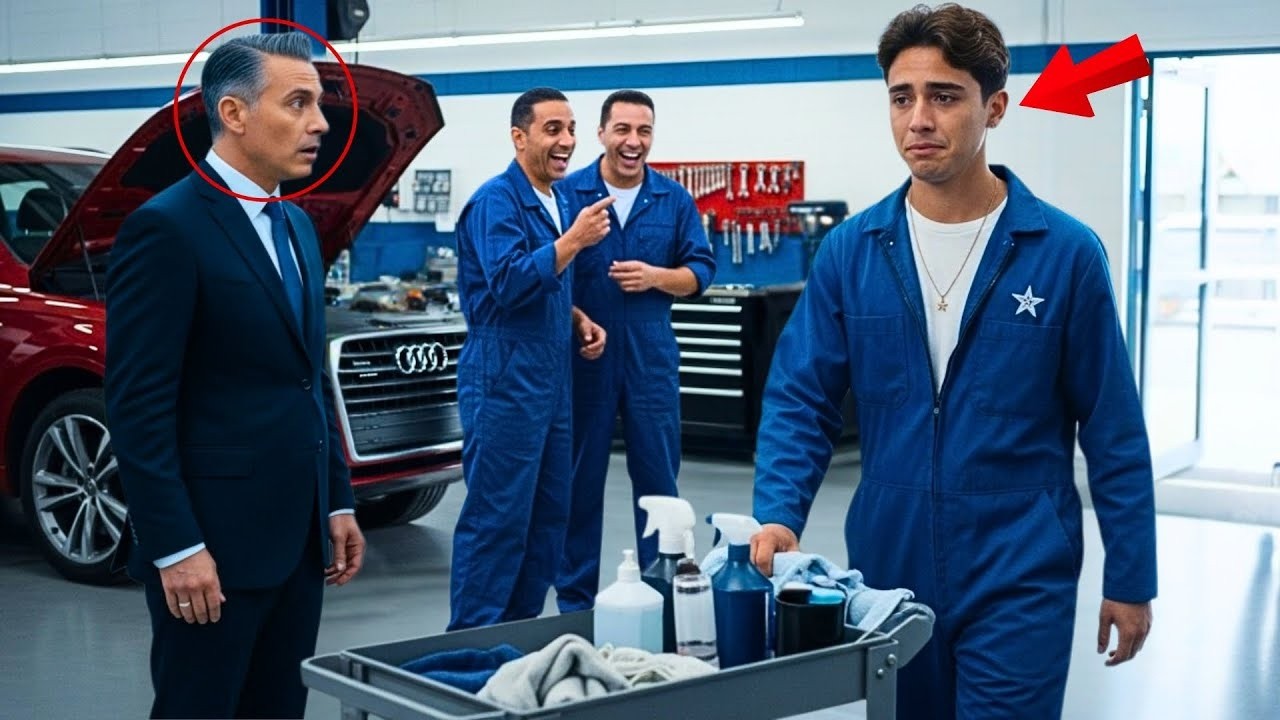 HUMILLABAN AL MECÁNICO..HASTA QUE SALVÓ LA EMPRESA Y MILLONARIO DESCUBRIÓ SU HIJO DESAPARECIDO