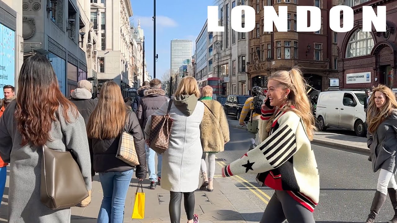 London OXFORD STREET March 2023 Central London Street Walk [4K] YouTube