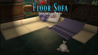 FFXIV: Floor Sofa Housing Item