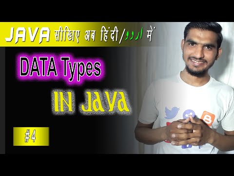 Data types in java |Java tutorial for beginners [2021] | Java in HINDI URDU | #Part_04