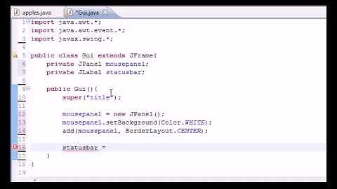 Java Programming Tutorial   72   Mouse Events