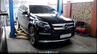 Замена переднего правого ШРУС на Mercedes GLS 500  Мерседес Бенц X166 2014 года