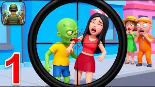 Infector Sniper 3D Gameplay Walkthrough - Levels 1-18 (iOS, Android)