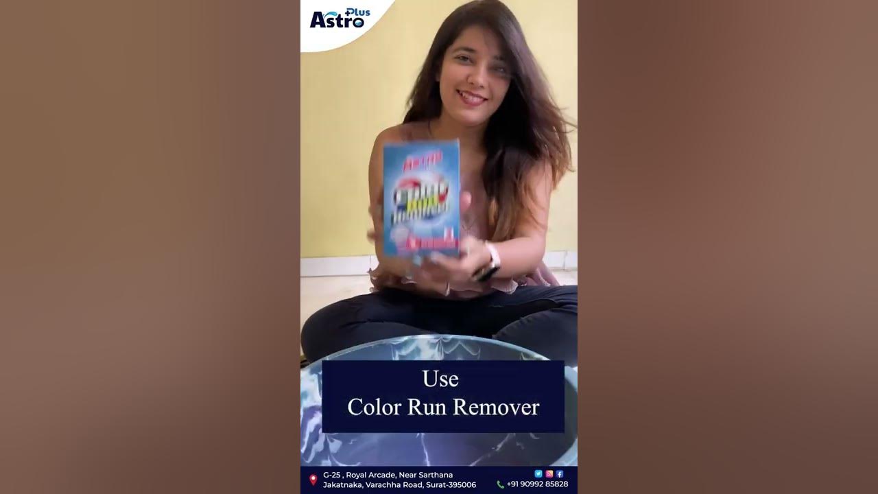 Astro Plus Color Run Remover  Powerful Color Bleed Eliminator Stain Remover  Stain Remover(200g)