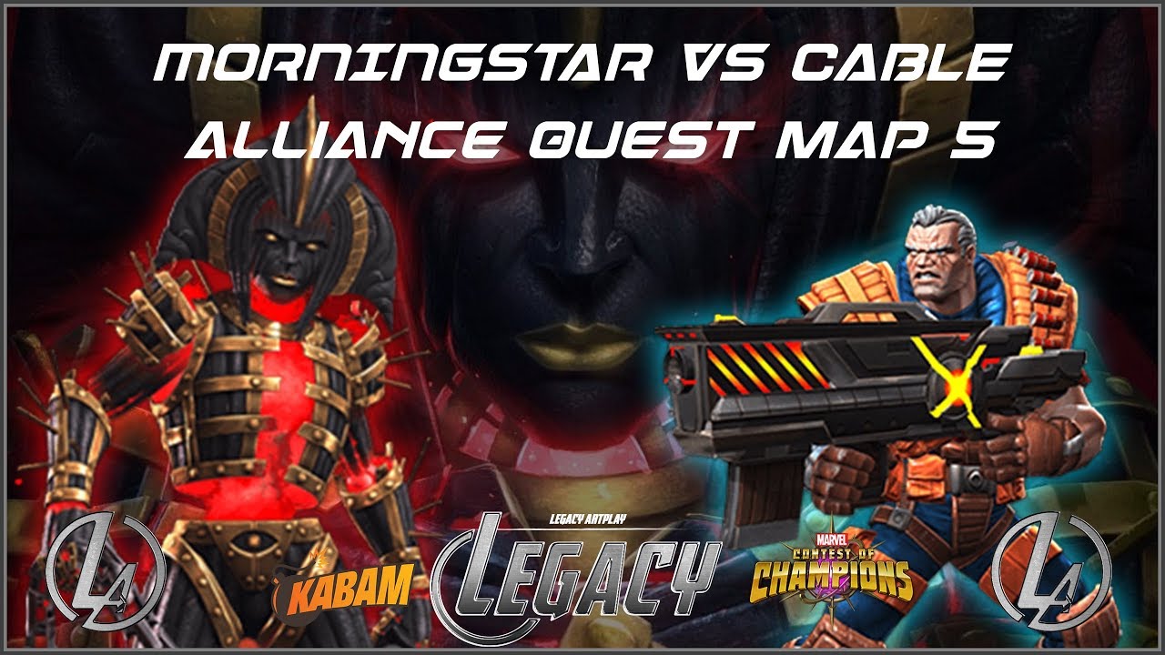 Морнингстар 5 карта Morningstar Test AQ 5 map битва чемпионов Marvel Contest of champions mcoc