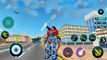 Mechanical Excavator Robot Game: Flying Transforme 2021 - Gameplay Walkthrough Part 2 (Android, iOS)