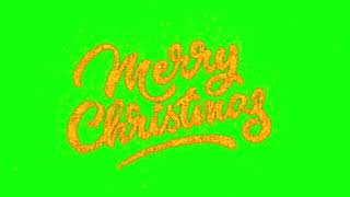 Рождество футаж на зелёном фоне анимированный Merry Christmas green screen animation footage