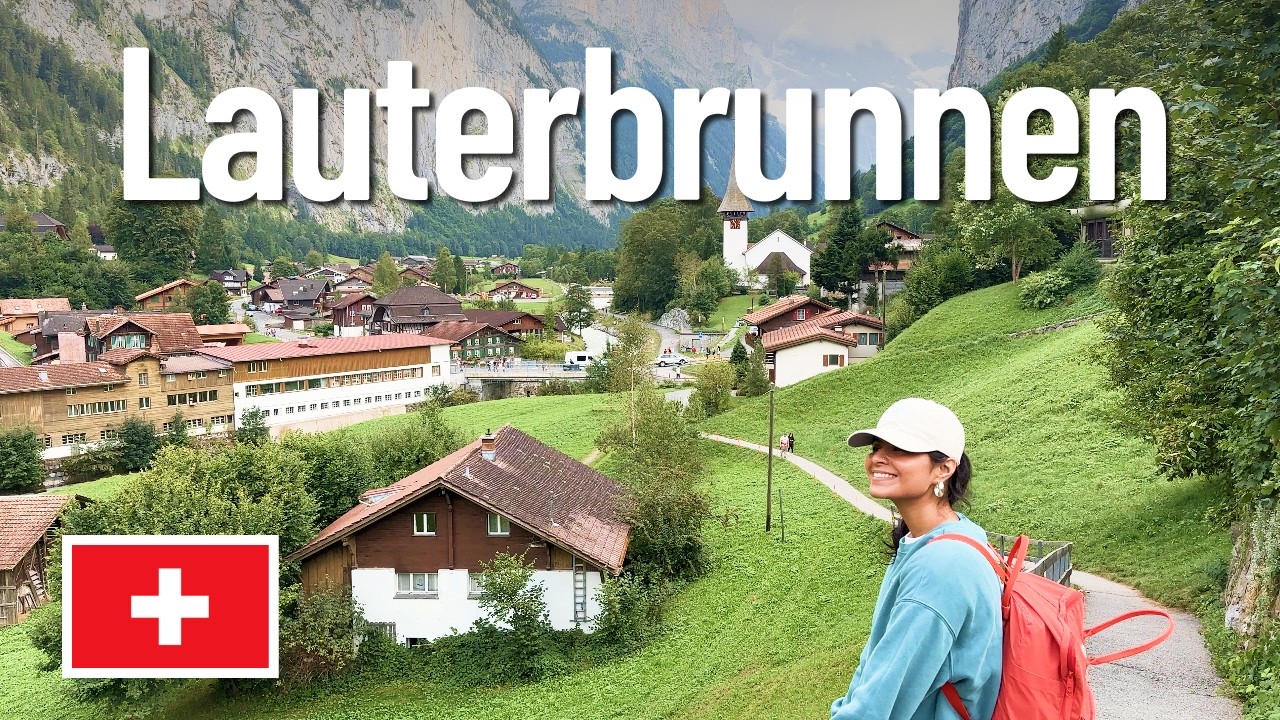 Lauterbrunnen Valley - Staubbachfall, Swiss Chalets, Scenic Views | Switzerland Vlog