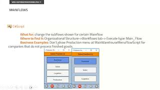 Details Produmex WMS Customization Possibilities webinar: 2.12. main flows Guide