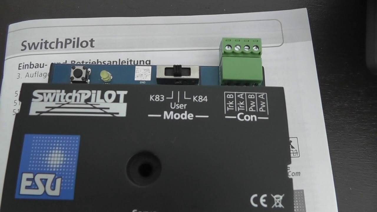 Meine Modelleisenbahn Spur N — Folge 05 — Die ersten 4 Weichen an Esu Switch Pilot