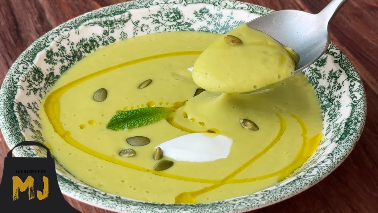 Crema fría de calabacín: cremosa y refrescante