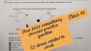 competency focused  question class 10 maths || CFPQ 2023 chapter 12 || cbse hand book class10 maths