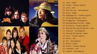 Asin, Aegis Freddie Aguilar Sampaguita Greatest Hits || Best of Asin Aegis FREddie Sampaguita 20201