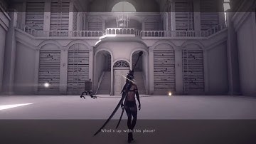NieR:Automata Route C The Tower Part 2 The Library