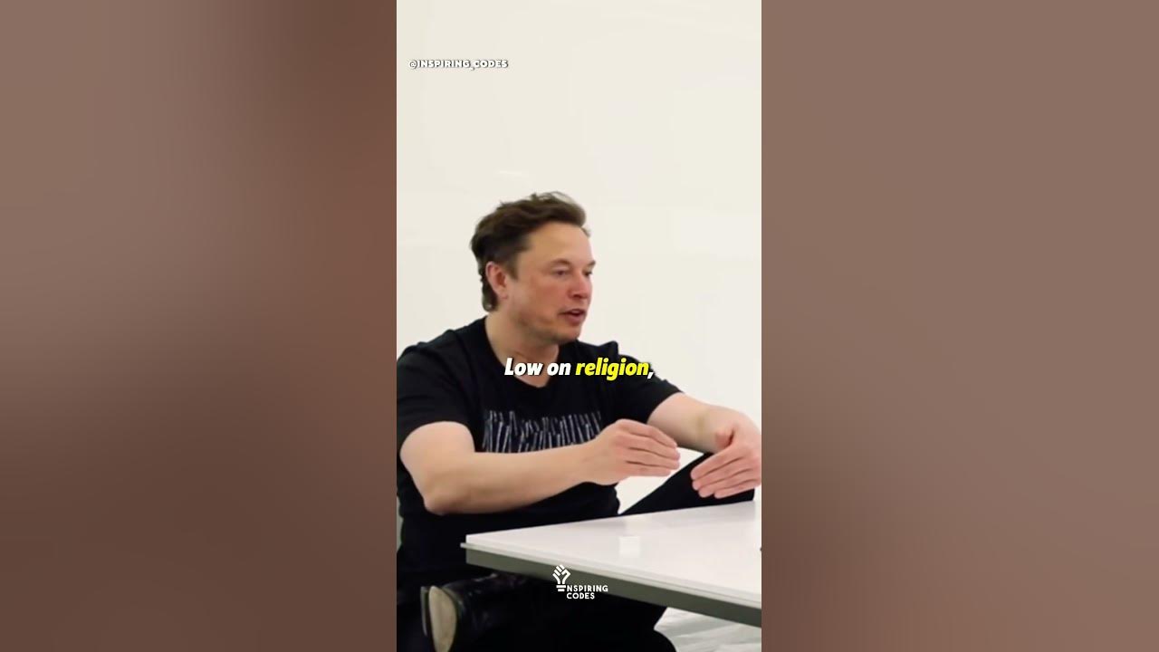 Elon musk on birth rate the more religious the less educated and the