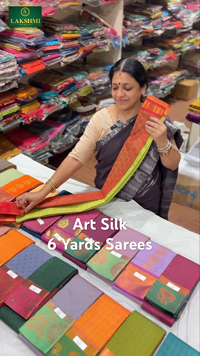 Download lagu Art Silk 6 Yards Sarees, chosen for Goddess offering & for auspicious gifting. #lakshmivasthralaya
