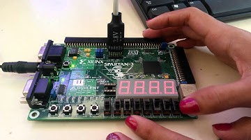 A3. Detector de número de carnet 12-10803 con FPGA Xilinx Spartan 3. Implementación con VHDL
