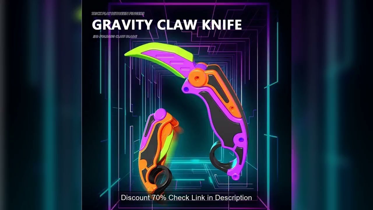 Anti Stress Gravity Stress Relief Toys Teenager Toy Knife Plastic 3D Printing Portable Anti-stress C