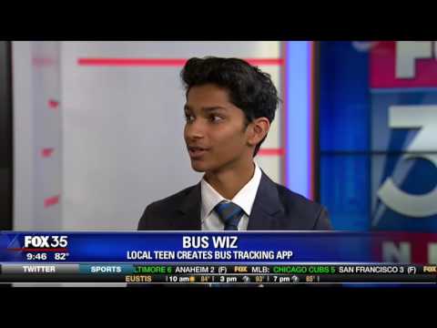 Bus Whiz: Local Teen Creates Bus Tracking App