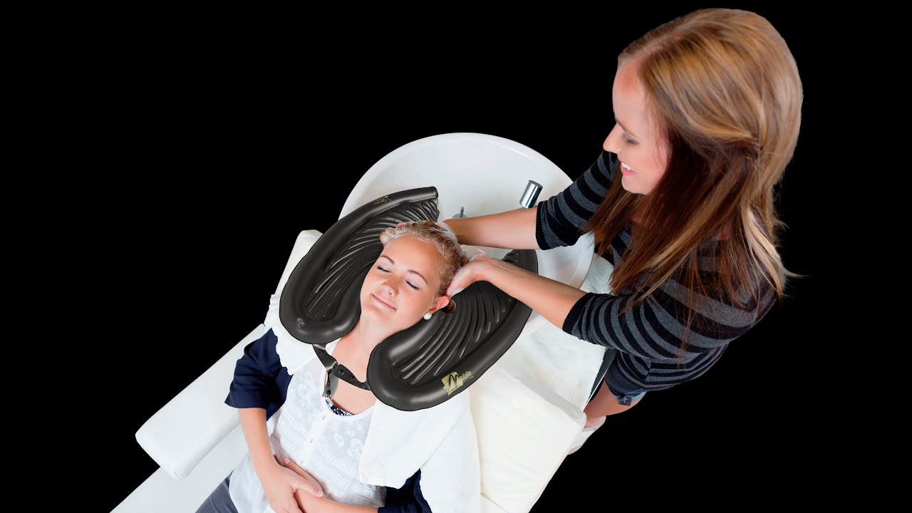 Mobile Salon Portable Inflatable Rinse Basin for Washing and Cutting