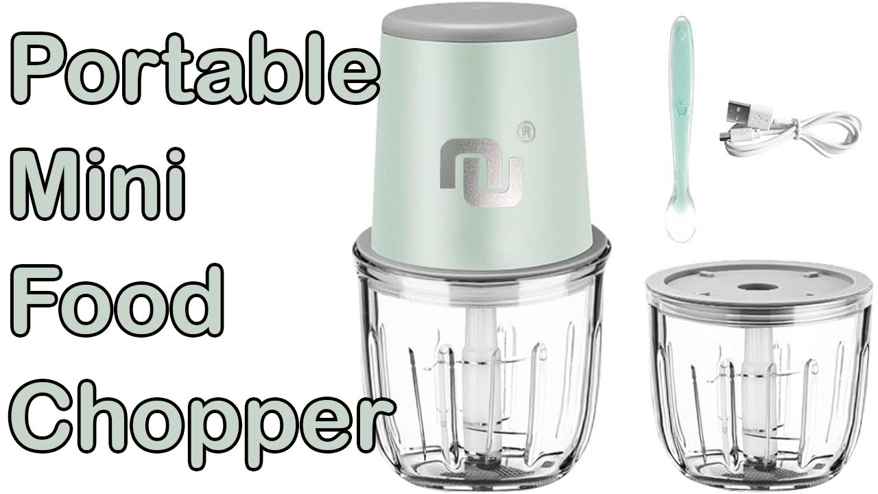 Portable Cordless Electric Rechargeable Food Processor/Chopper