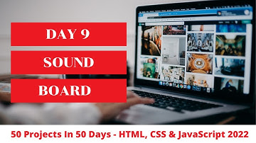 JavaScript Tutorial for Beginners #9 -- Sound Board