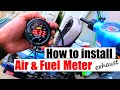 Installing AIR FUEL METER on Honda SuperCub 50 motorcycle !